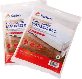 img 1 attached to Convenient and Reliable TopSoon Mattress Bag for Easy Storage and Disposal - King/Queen Size, Clear