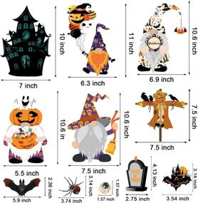img 1 attached to CDLong Halloween Decorations Stickers Classroom