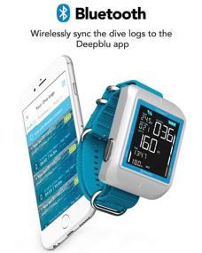 img 2 attached to 🌊 Deepblu Cosmiq+ Dive Computer: Enhanced Bluetooth Diving Watch for Freediving and Scuba Diving in Mesmerizing Blue