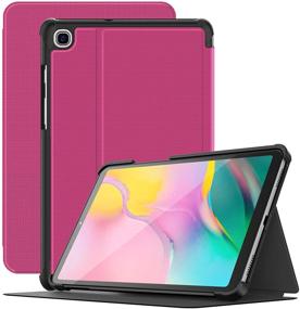 img 4 attached to 📱 Supveco Samsung Galaxy Tab A 8.0 Case 2019 - Slim Lightweight Anti-Slip Book Cover with Multi Viewing Angle for Galaxy Tab A 8.0 Inch [SM-T290/T295]
