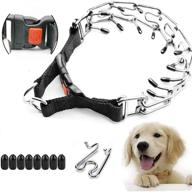 🐶 supet dog prong collar: adjustable training collar for dogs, includes extra links logo