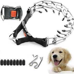 img 4 attached to 🐶 Supet Dog Prong Collar: Adjustable Training Collar for Dogs, Includes Extra Links