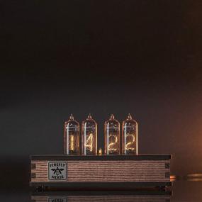 img 3 attached to 🕒 Nixie Tube Clock with Easy-to-Replace IN-14 Nixie Tubes - Motion Sensor - Visual Effects - Premium Gift Packaging - Ideal Gift Idea