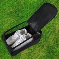 🏌️ golf shoe bag by getfitsoo - outdoor zippered carrier bag with ventilation for men/women golfers - sport shoes bag for travel logo