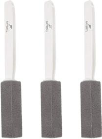 img 4 attached to 🚽 FAYERXL Toilet Pumice Stone with Long Handle - Limescale Remover Wand for Bath, Pool, Tiles, Grill, Oven, Kitchen, Household Cleaning - 3 Pack!