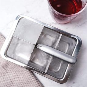 img 1 attached to 🧊 RSVP International Endurance Vintage Inspired Retro Design Ice Tray - Large Cube Cocktail Collection