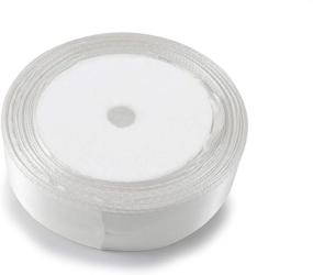 img 2 attached to 🎀 KGS Satin Ribbon - 1 inch Width, 25 Yards Long, White - Ideal for Gift Wrapping, Crafts, and Decorations