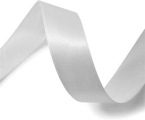 img 3 attached to 🎀 KGS Satin Ribbon - 1 inch Width, 25 Yards Long, White - Ideal for Gift Wrapping, Crafts, and Decorations