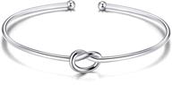 💍 tie the love knot: jewanfix bridesmaid proposal gifts - stainless steel bracelet in gift box logo