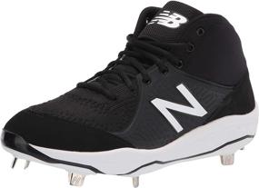 img 4 attached to New Balance Metal Mid Cut Baseball Men's Shoes