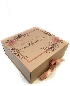 img 4 attached to 🏻 Bridesmaid Proposal Boxes - 1 Box in Rose Gold with Magnetic Closure - Elegant Design for Bridesmaid Gifts - Will You Be My Bridesmaid?