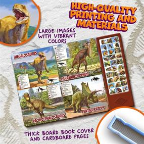 img 1 attached to Dinosaur Book Sounds Kids Interactive
