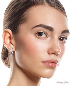 img 3 attached to 💎 Elegant Elena Hoop Earrings: Sterling Silver with Natural Gemstones – Hypoallergenic & Gift-Ready Packaging