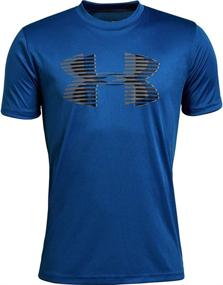 img 4 attached to 👕 High-performance Under Armour Solid T Shirt: Youth Boys' Clothing and Active Wear