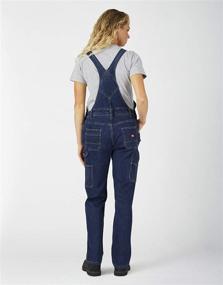img 3 attached to Dickies Womens Denim Double Overalls