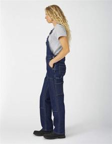 img 1 attached to Dickies Womens Denim Double Overalls