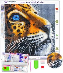 img 3 attached to 5D Tiger Diamond Painting Kit Full Drill Animal Embroidery Cross Stitch Rhinestone Pictures Diamond Art Craft for Christmas Decor, Home Wall Decoration 11.8×11.8In