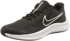 img 4 attached to Nike Unisex Child Runner Sneaker Numeric_3_Point_5 Girls' Shoes