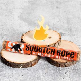 img 3 attached to 🔥 Squatch Rope Hemp Fire Starters: Ultimate Eco-Friendly Camp Fire Starter Emergency Supplies – Wind & Water Proof