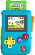 🎮 fisher-price смех и обучение лил 'геймер: образовательная музыкальная игрушка для младенцев и малышей, синяя - от 6 до 36 месяцев логотип