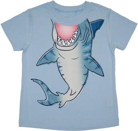 img 4 attached to 🐳 Water Animal or Character Peek-A-Zoo Super Soft Short Sleeve Tee for Baby, Infant + Toddler (0/6M-6T)
