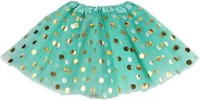 img 4 attached to Jastore Girls Glitter Ballet Triple Girls' Clothing for Skirts & Skorts