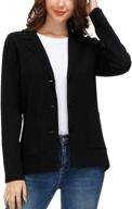 effortlessly chic: women's lightweight classic front blazer - ideal for suiting & blazers logo