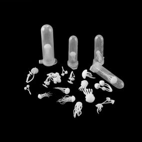 img 1 attached to 🎨 Fashionclubs 24pcs Plastic Mini Jellyfish and Mushroom Resin Molds - Epoxy Filler Supplies for Handmade Jewelry, Models, Crafts, DIY Projects