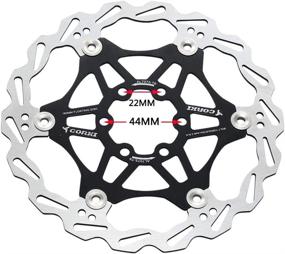 img 2 attached to 🚴 Corki 160mm 180mm Disc Brake Rotor: Perfect Fit for Road Bike, Mountain Bike, MTB, BMX