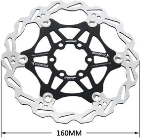 img 3 attached to 🚴 Corki 160mm 180mm Disc Brake Rotor: Perfect Fit for Road Bike, Mountain Bike, MTB, BMX