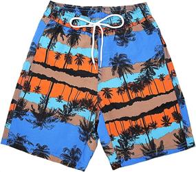 img 4 attached to 🩲 Trunks Bathing Swimsuit: Trendy Toddler Swimwear for Boys' - Dive into Style!
