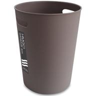 hmqci small trash can round plastic wastebasket bath logo