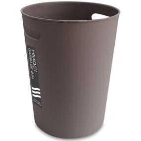 img 4 attached to HMQCI Small Trash Can Round Plastic Wastebasket Bath