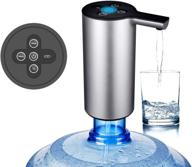 convenient wireless rechargeable auto bottled water pump with volume control - dispense water easily from gallon bottles logo