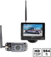 📷 haloview mc5111 5-inch 720p hd digital wireless backup camera system with 5-inch lcd rear view monitor, ip69k waterproof, reversing built-in dvr kit for trucks, trailers, buses, rvs, pickups, campers, and vans logo