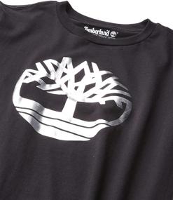img 1 attached to 👕 Boys' Timberland Short Sleeve Signature Tree Logo Graphic T-Shirt