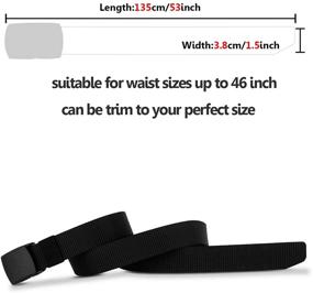 img 3 attached to IronSeals Military Tactical Webbing Outdoor Men's Accessories Belts