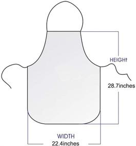 img 1 attached to 🦸 Unleash Your Inner Superhero with Createcos D-Stroke Adult Size Adjustable Kitchen Apron