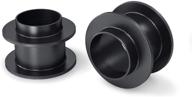 🔧 2 inch lift front leveling kit for 2wd trucks - compatible with dodge ram 1500, 2500, 3500 and dakota - steel coil spring black spacers - 1994-2018 models logo