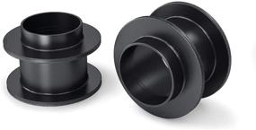 img 4 attached to 🔧 2 Inch Lift Front Leveling Kit for 2WD Trucks - Compatible with Dodge Ram 1500, 2500, 3500 and Dakota - Steel Coil Spring Black Spacers - 1994-2018 Models