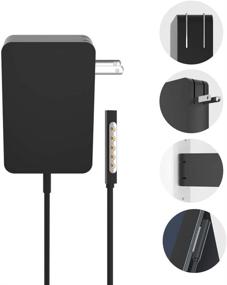 img 3 attached to 🔌 Genuine Surface RT, Surface Pro 1 and Surface 2 1512 Charger - AC Adapter 24W 12V 2A - Compatible