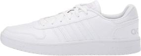 img 4 attached to Men's Active White Adidas Hoops Sneakers - Athletic Shoes