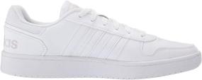 img 2 attached to Men's Active White Adidas Hoops Sneakers - Athletic Shoes