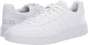 img 3 attached to Men's Active White Adidas Hoops Sneakers - Athletic Shoes