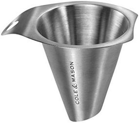 img 2 attached to 🧂 Stainless Steel Salt and Pepper Funnel by COLE & MASON