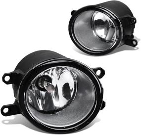 img 4 attached to 🔦 DNA Motoring FL-ZTL-209-CH Bumper Fog Light: Clear Lens, Compatible with IS250, IS350, RX350, Avalon, Camry, Sienna (11-14)