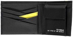 img 1 attached to Difuzed MW328701JPK Mens Bi Fold Black