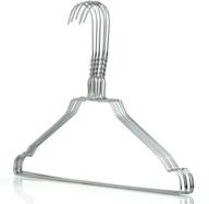 hangerworld pack of 50 silver metal wire hangers child size, 13 gauge, 14.2 inches логотип