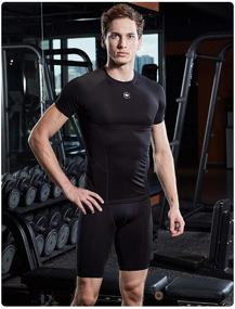img 1 attached to RION Active Workout Sports Running Men's Clothing for Active