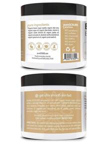 img 3 attached to 🍯 pureSCRUBS Premium Organic Brown Sugar VANILLA FACE & BODY SCRUB Set - Large 16oz, Infused With Organic Essential Oils & Nutrients | Including Wooden Spoon, Loofah & Mini Exfoliating Bar Soap